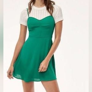 Aritzia Sunday Best Green Dress Sz 4